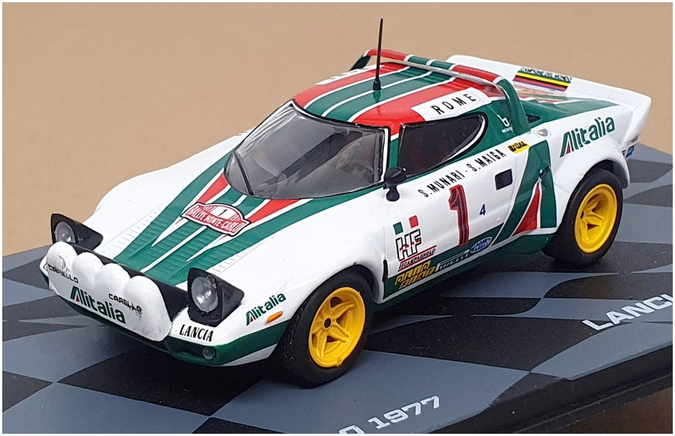 Altaya 1/43 Scale 22926E - Lancia Stratos HF #1 Monte Carlo 1977 Munari/Maiga