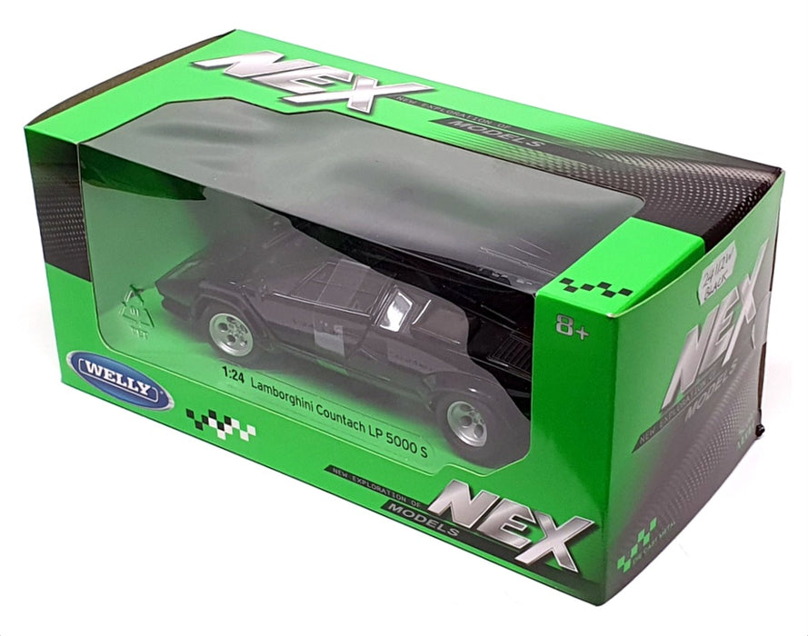 Welly NEX 1/24 Scale 24112W - Lamborghini Countach LP 5000 S - Black