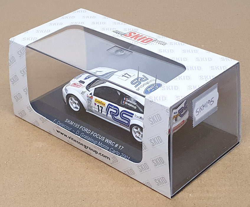 Skid Vitesse 1/43 Scale SKM195 - Ford Focus WRC #17 Monte Carlo 2001