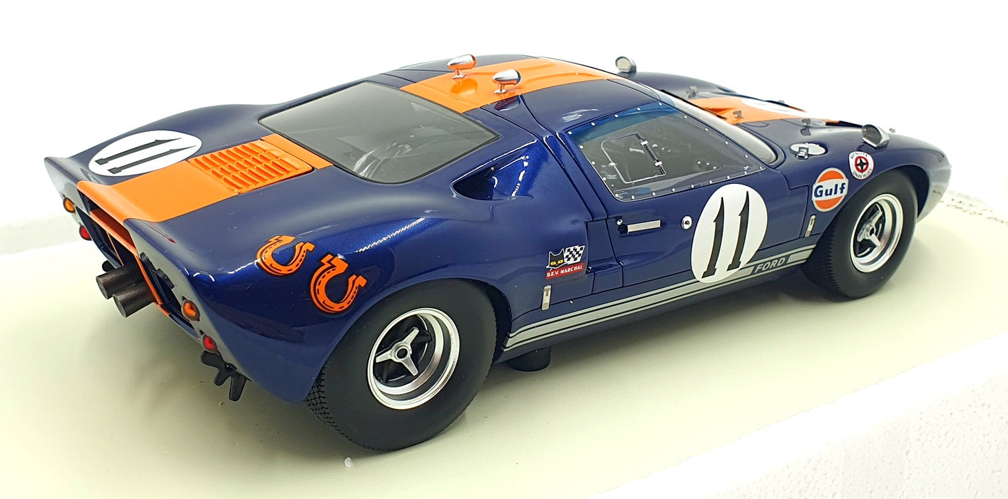 Spark 1/18 Scale 18S294 - Ford GT40 #11 6th Daytona 24 1967 Gulf - Blue/Orange