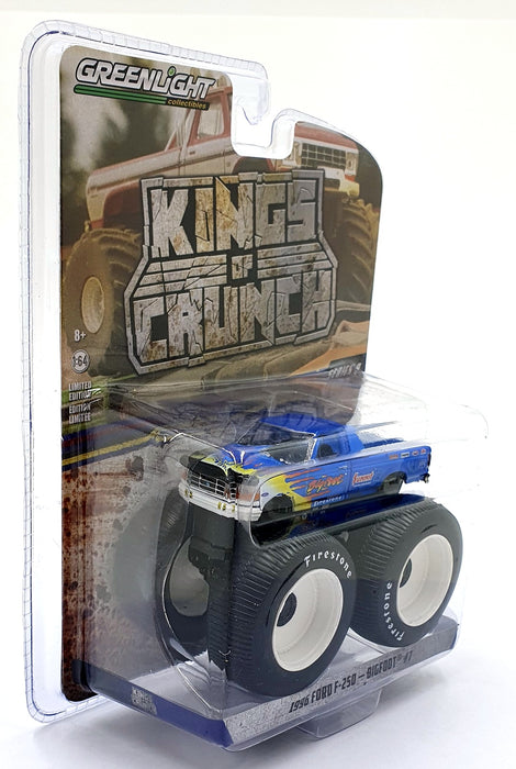 Greenlight 1/64 Scale 49090-A - 1996 Ford F-250 - Bigfoot #7 - Blue