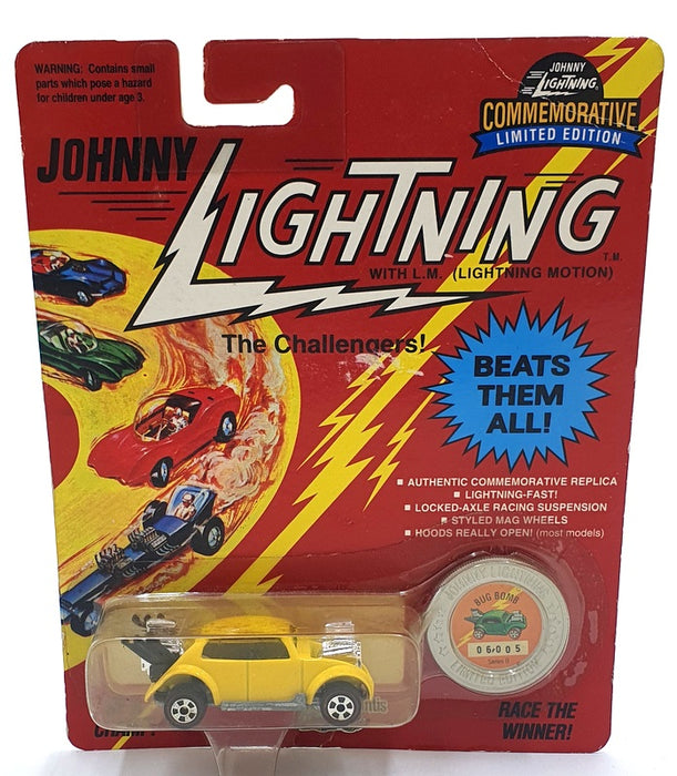 Johnny Lightning 1/64 Scale 100-120 - The Challengers VW Bug Bomb - Yellow