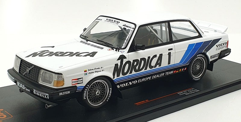 IXO Models 1/18 Scale 18RMC087 Volvo 240 Turbo ETCC Brunn 1986 #1 Cecotto