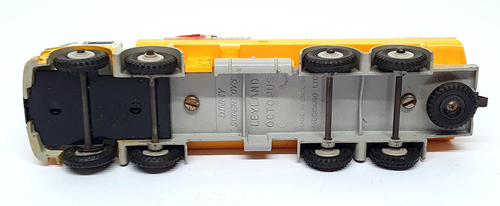 Dinky Supertoys Original - 944 Leyland Shell BP Fuel Tanker Truck - White/Yellow