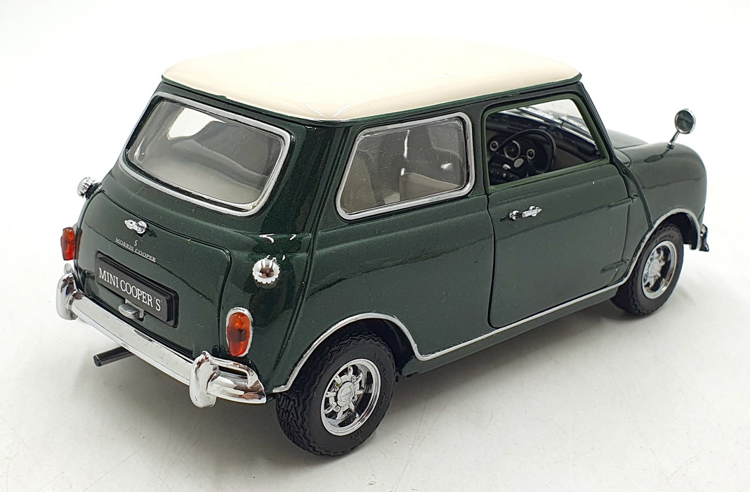 Kyosho 1/18 Scale Diecast 7008 9800 - Morris Mini Cooper 1275S - Green/White