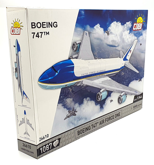 Cobi Bricks 1/144 Scale 26610 - Boeing 747 Air Force One Aircraft - USA