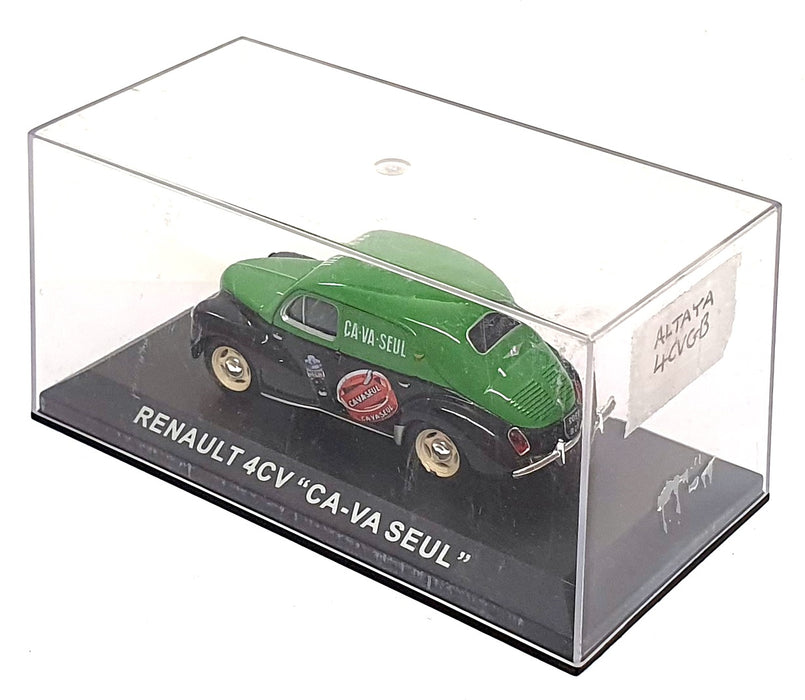 Altaya 1/43 Scale 4CVGB - Renault 4cv Van CA-VA Seul - Green/Black