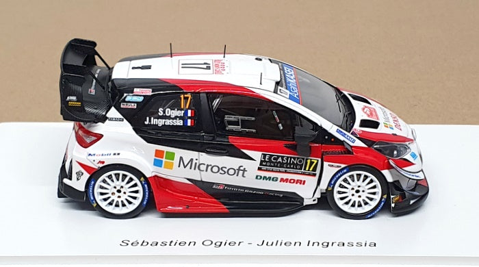 Spark 1/43 Scale S6551 - Toyota Yaris WRC #17 2nd Monte Carlo Rally 2020