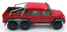 Autoart 1/18 Scale Diecast 76304 - Mercedes-Benz G63 AMG 6x6 - Red