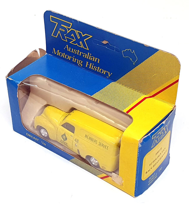 Trax 1/43 Scale 8003R - FJ Holden Van RACV Road Service - Yellow