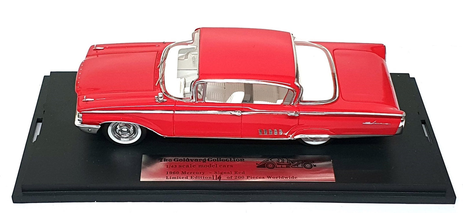 Goldvarg 1/43 Scale GC-084B - 1960 Mercury Park Lane 4Dr. - Signal Red