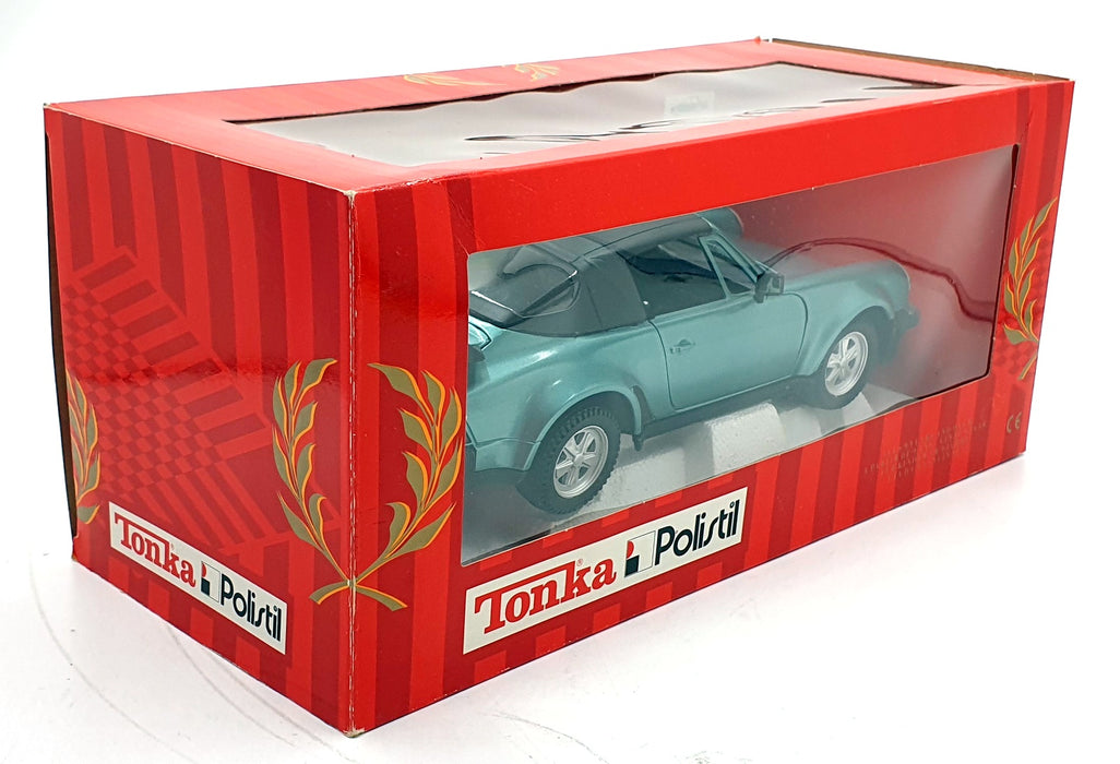 Polistil 1/16 Scale Diecast 018667 - Porsche 911 Turbo Cabriolet - Green