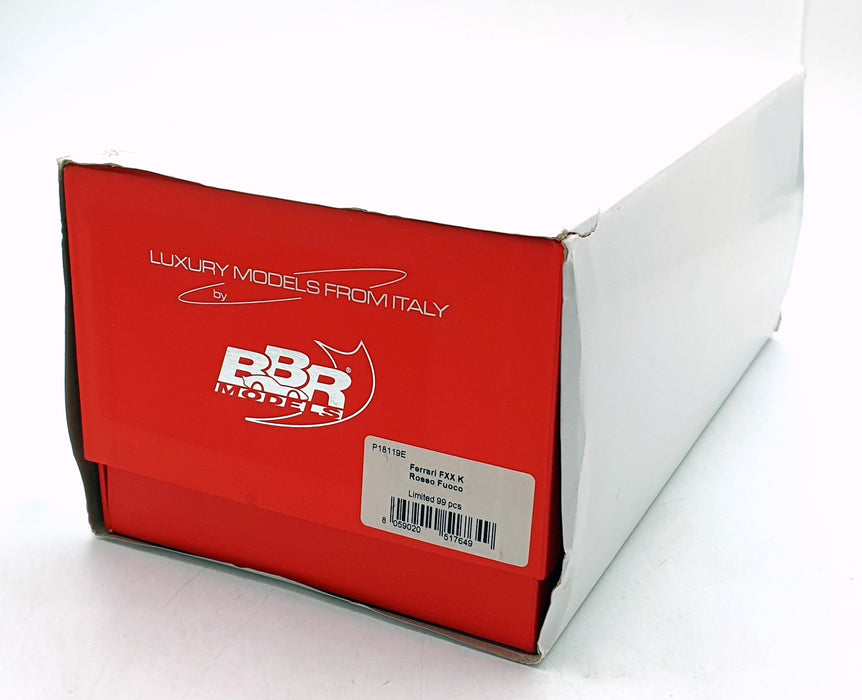 BBR 1/18 Scale Resin P18119E - Ferrari FXX K Rosso Fuoco #21 - Red