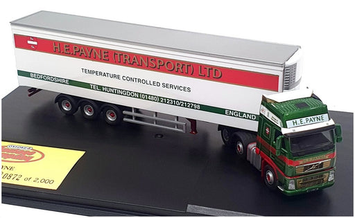 Oxford Diecast 1/76 Scale VOL01FR - Volvo FH Fridge Truck (H.E. Payne)