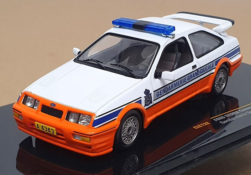 Ixo 1/43 Scale CLC132 - Ford Sierra Cosworth Gendermerie Luxembourg 1988