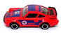 Corgi Appx 10cm Long Diecast C139/2 - Porsche 911 Race Car - Red/Blue