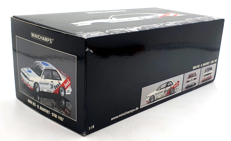 MINICHAMPS BMW M3 Street 1987 Black 1/18 Scale 180 020300 MINICHAMPS BMW M3 Street 1987 Black 1/18 Scale 180 020300
