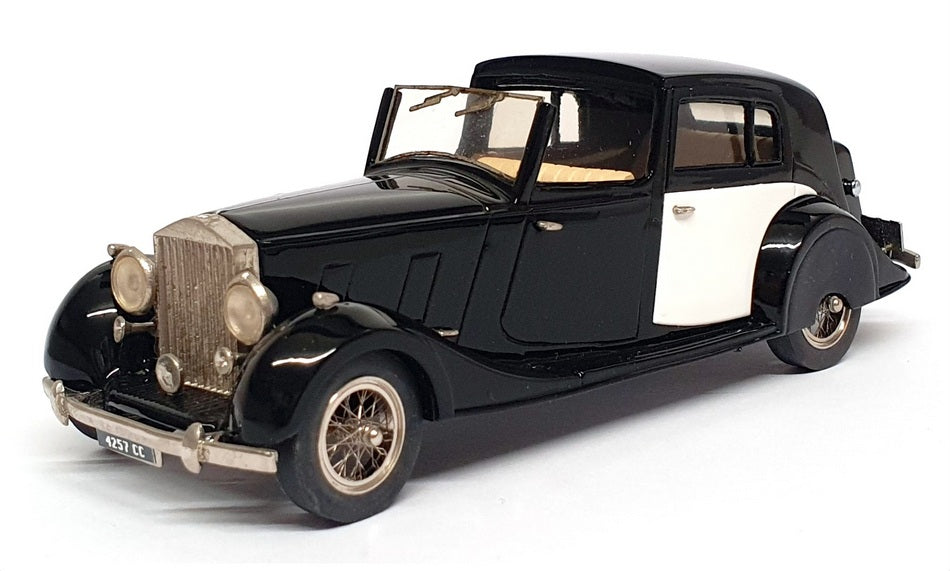 Heco Models 1/43 Scale 42693 - 1938-39 Rolls Royce Silver Wraith - Black/White