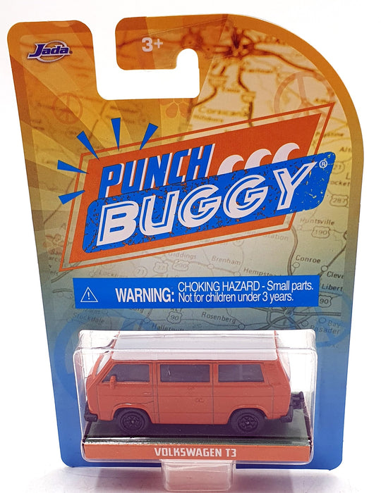 Jada Toys 1/64 Scale 100426I - Volkswagen T3 Van - Orange/White