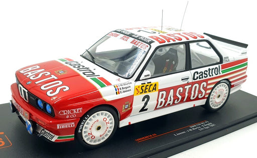 IXO Models 1/18 Scale 18RMC081B - BMW M3 E30 #2 Spa Bastos 1991 Martin