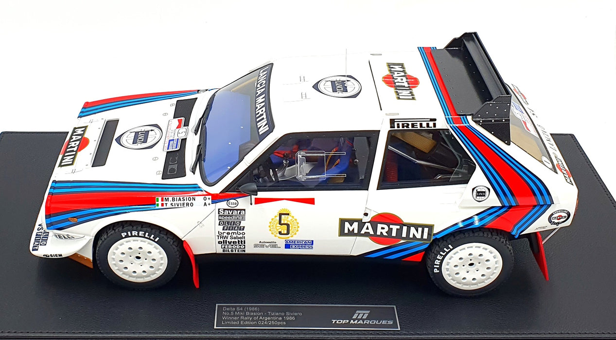 Top Marques 1/12 Scale TMR1260B Lancia Delta S4 1986 #5 Argentina M.Biasion