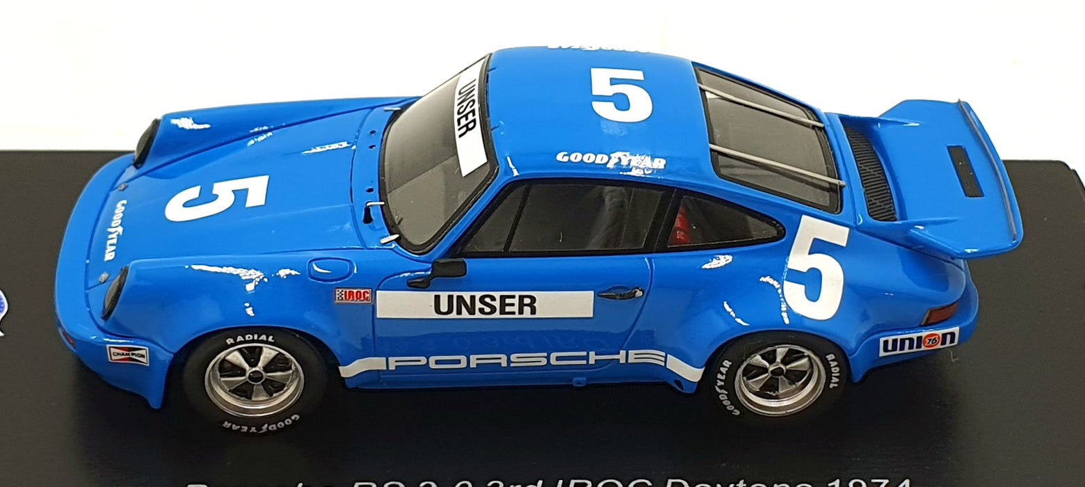 Spark 1/43 Scale US146 - Porsche RS 3.0 #5 3rd IROC Daytona 1974