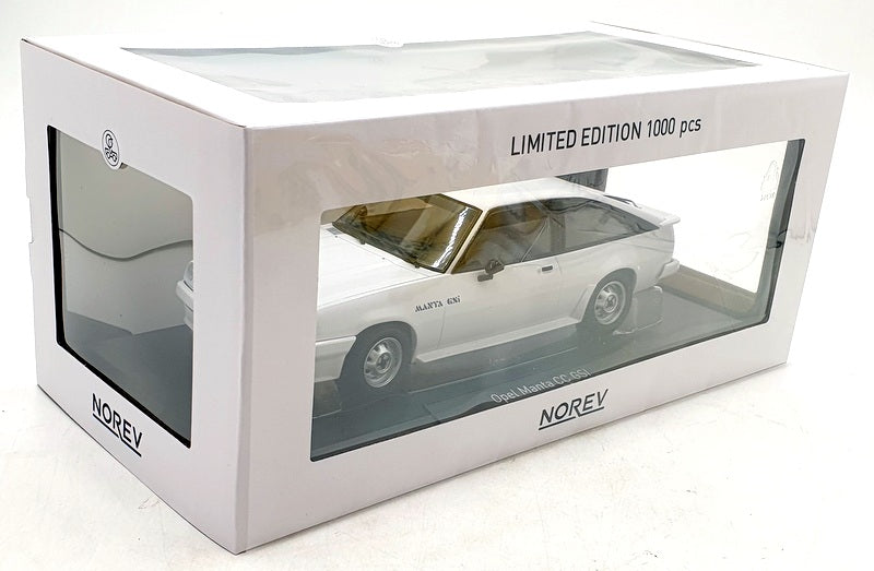Norev 1/18 Scale Diecast 183316 - Opel Manta CC GSi 1984 - White