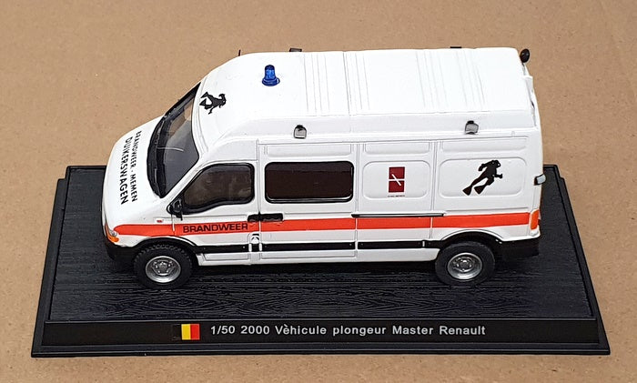 Del Prado 1/50 Scale 13525C - Renault Master Fire Van Brandweer - White