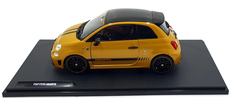 Solido 1/18 Scale S1811306 - 2024 Fiat F595 Abarth - Met. Yellow