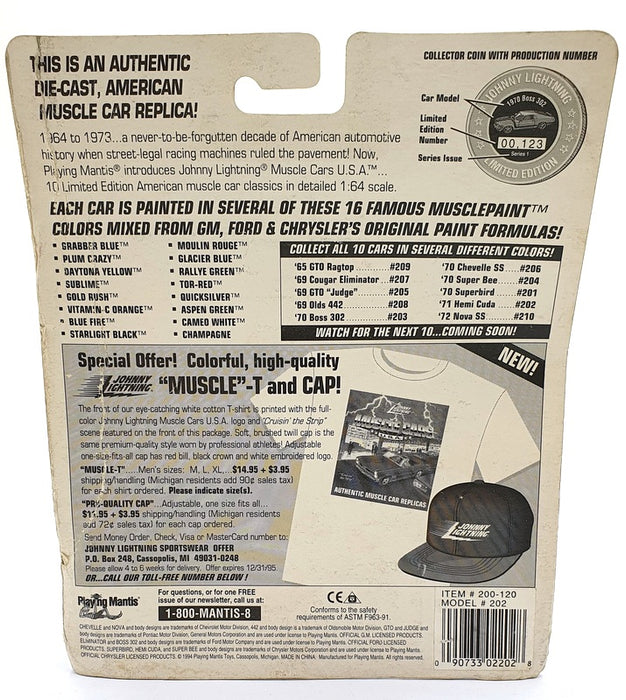 Johnny Lightning 1/64 Scale 200-120- Muscle Cars 1971 Plymouth Hemi Cuda - Pink