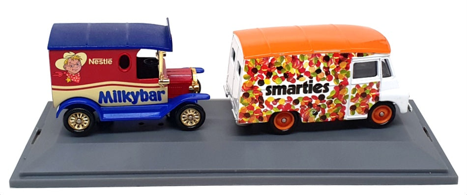 Corgi Nestle 2-Piece Set NE1002 - Smarties Morris Van & Milkybar Ford Van