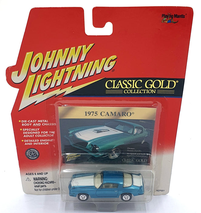 Johnny Lightning 1/64 Scale 404-09 - Classic Gold 1957 Chevrolet Camaro - Teal