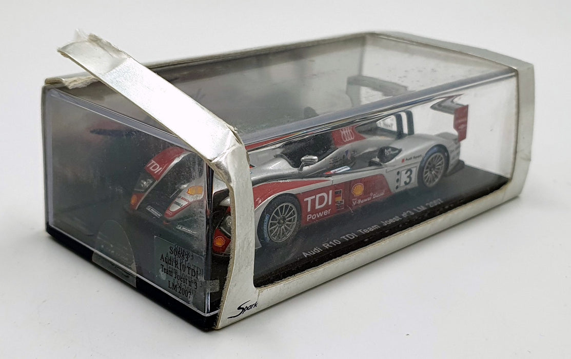 Spark 1/43 Scale S0683 - Audi R10 TDI Team Joest #3 Le Mans 2007