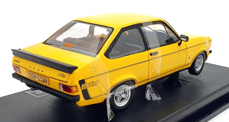 Sun Star 1/18 Scale 4632R - 1976 Ford Escort MKII RS Mexico - Signal Yellow