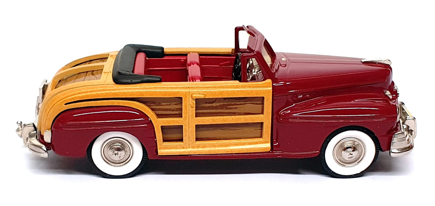 Brooklin Models 1/43 Scale BRK69 - 1946 Mercury Sportsman Woody Conv. - Maroon