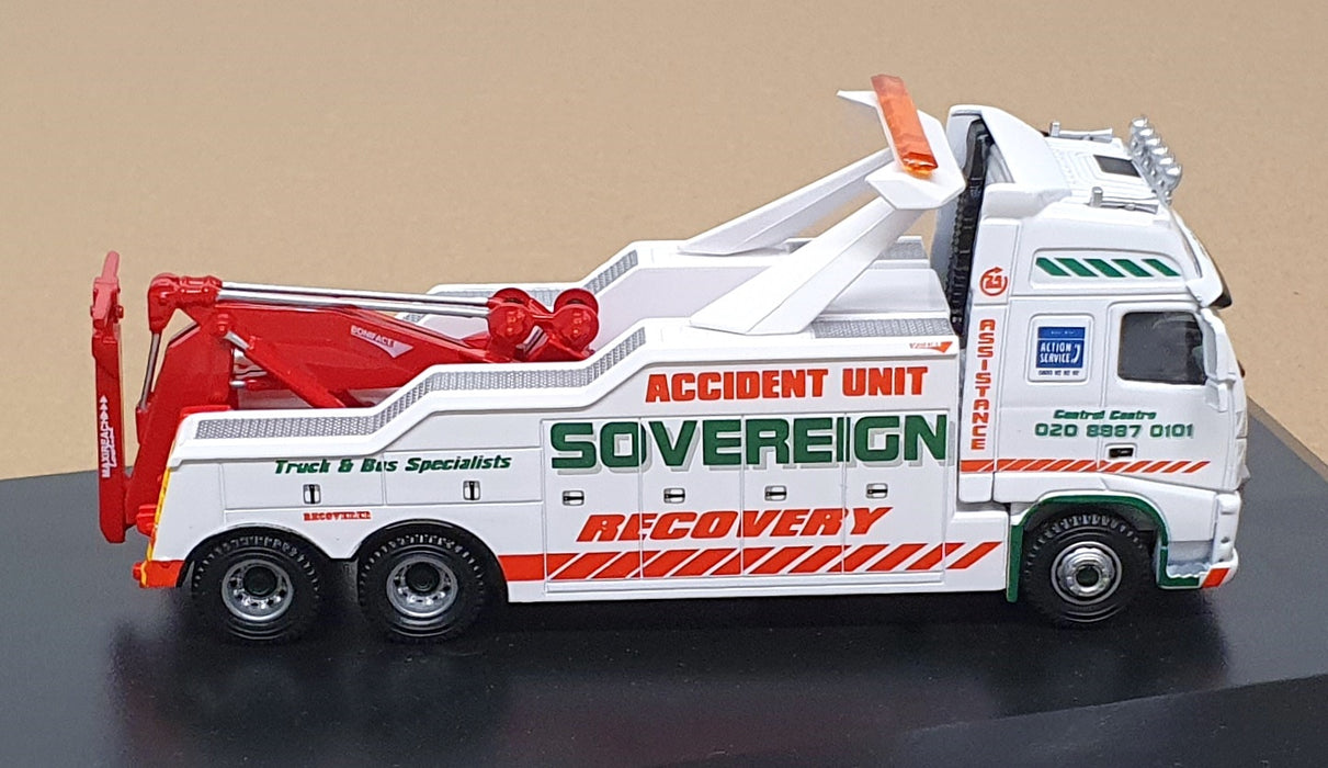 Oxford Diecast 1/76 Scale VOL02REC - Volvo Recovery Truck Sovereign - White