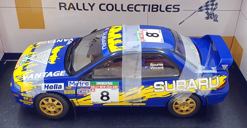 Sun Star 1/18 Scale Diecast 5528 Sabaru Impreza 555 #8 Rally of Newzealand 1997