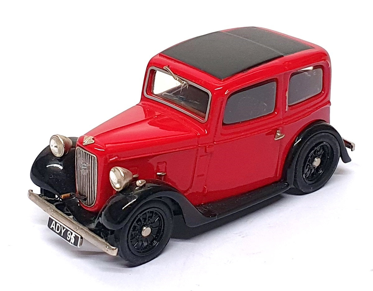 Crossway Models 1/43 Scale CM22 - 1936 Austin 7 Ruby Mk II - Red