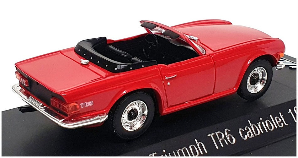 Solido 1/43 Scale Diecast 1855 - 1969 Triumph TR6 Cabriolet - Red