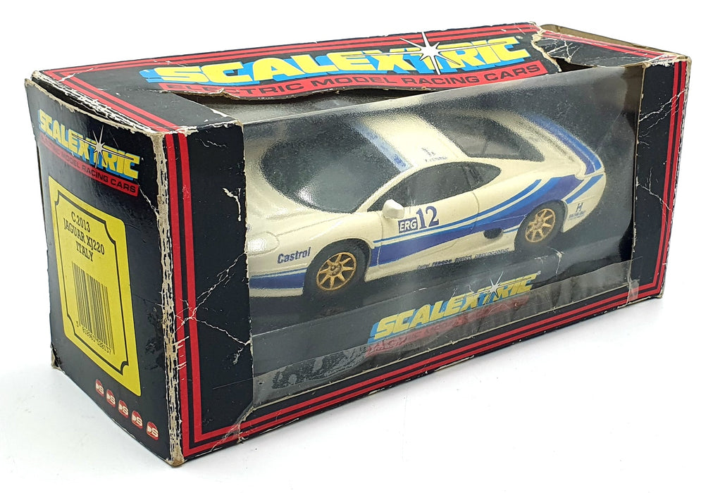 Scalextric 1/32 Scale Slotcar C2013 - Jaguar XJ220 Italy #12 - White