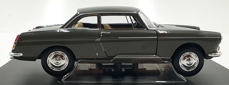 Norev 1/18 Scale 184834 - 1967 Peugeot 404 Coupe - Graphite Grey
