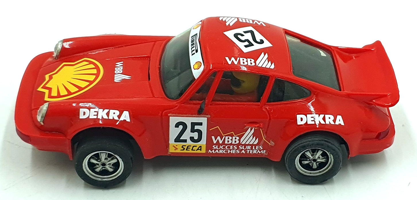 Matchbox SCX 1/32 Scale Slot Car 83590 - Porsche 911 #25 "Shell"