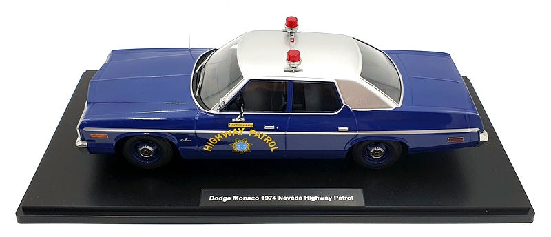 KK Scale 1/18 Scale KKDC181155 - 1974 Dodge Monaco - Nevada Highway Patrol