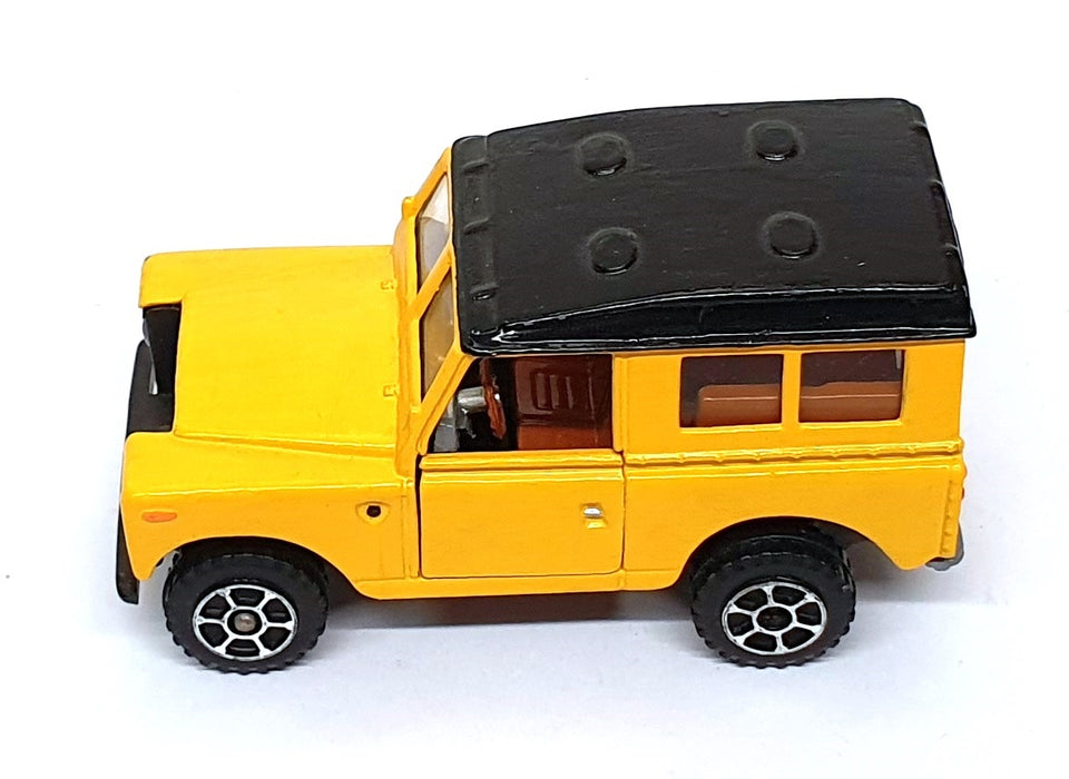 Polistil Appx 8cm Long Diecast CE66 - Land Rover - Yellow/Black