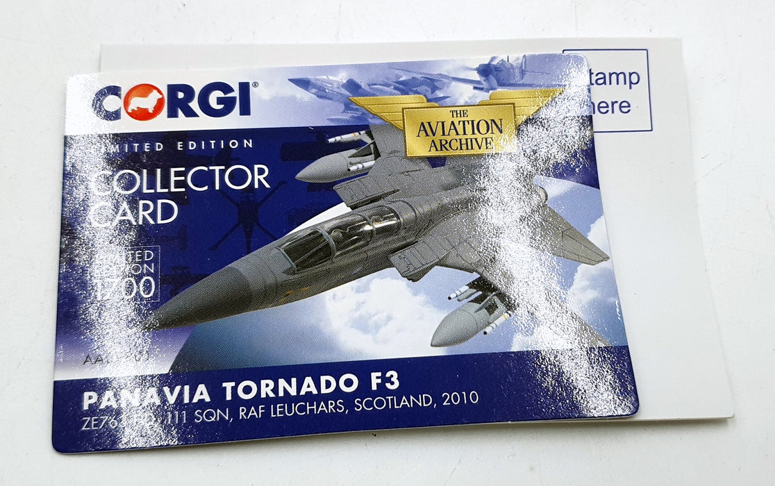 Corgi 1/72 Scale Diecast AA39801 - Panavia Tornado F3 111 SQN RAF Scotland 2010