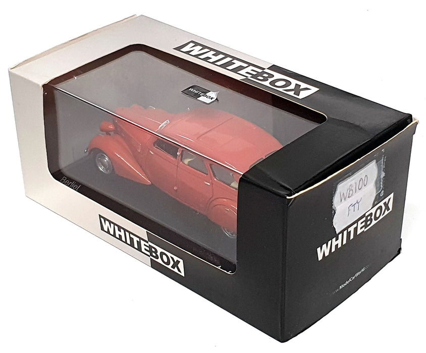 Whitebox 1/43 Scale Diecast WB100 - 1939 Berliet 11CV Dauphine - Dk. Orange