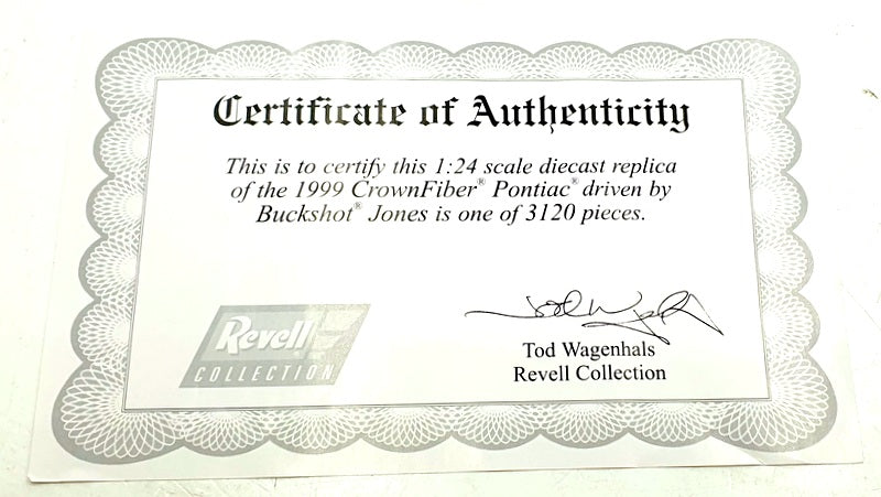 Revell 1/24 Scale RC249903407 Pontiac #00 Crown Fiber - Buckshot Jones