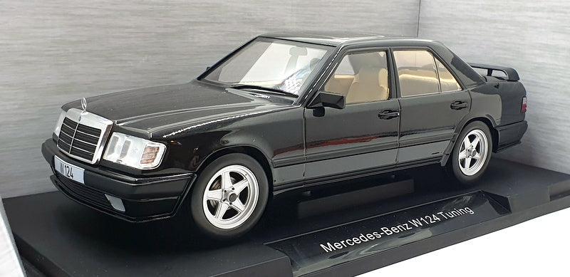 Model Car Group 1/18 Scale MCG18341 - Mercedes-Benz W124 Tuning - Black Metallic