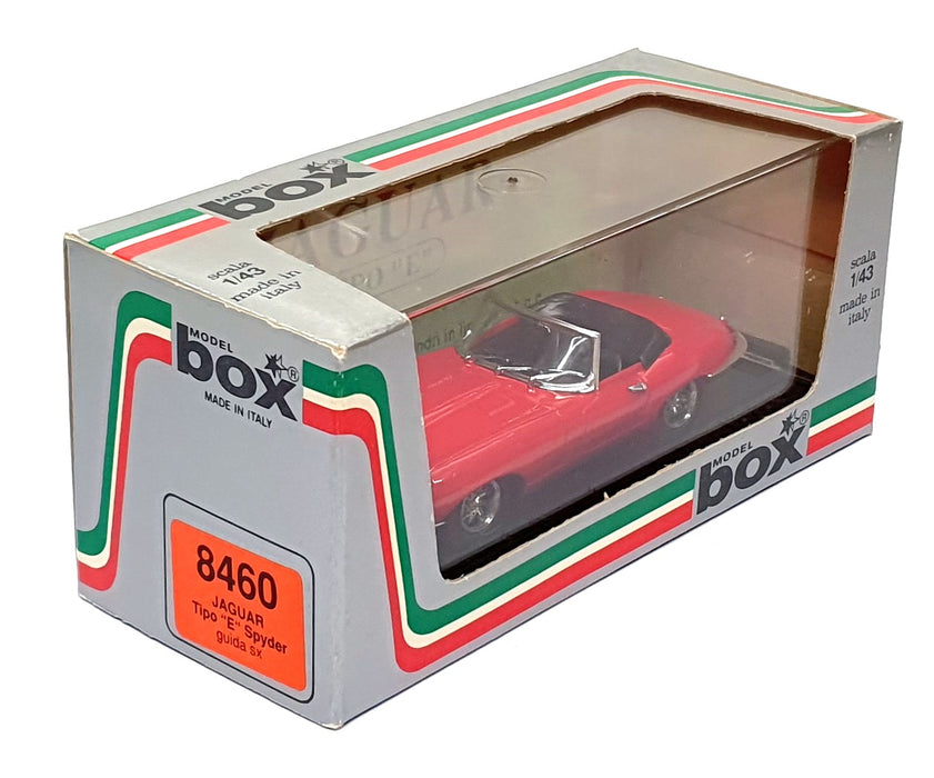 Box Model 1/43 Scale Diecast 8460 - Jaguar E Spyder - Red