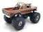 Greenlight 1/18 Scale 13557 BFT Ford F-350 Monster Truck Two-Tone Brown